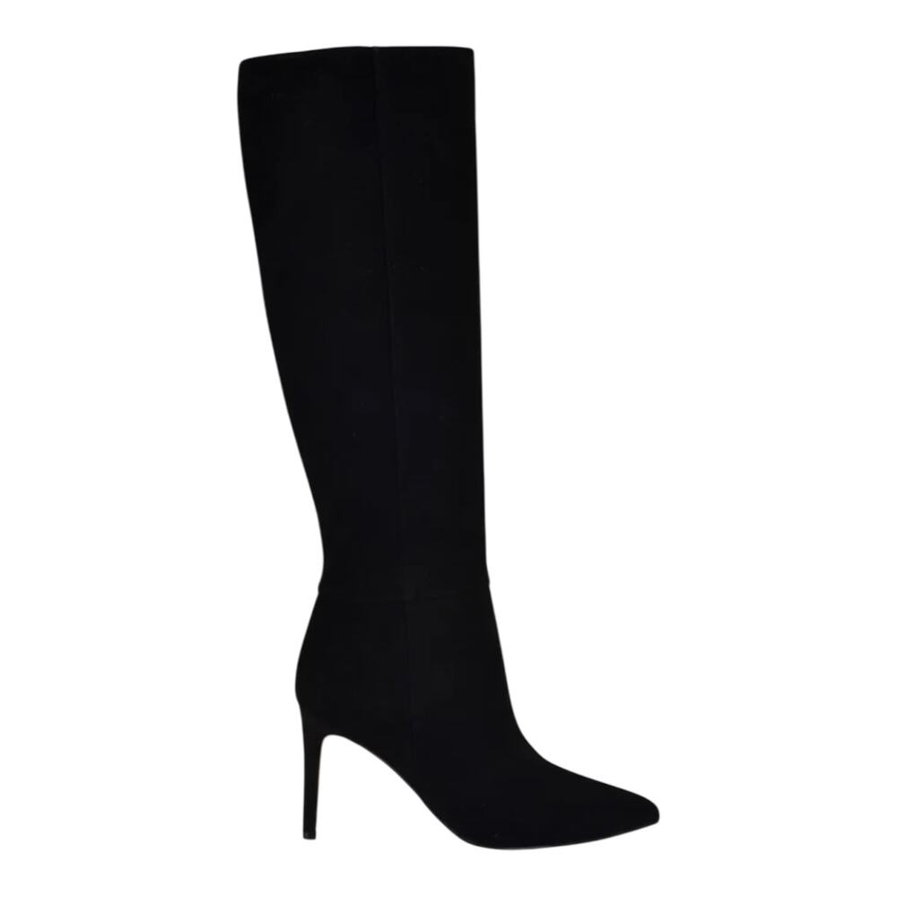 Nine West Women's Richy Suede Knee High Stiletto Boots Black Size 8 1/2
